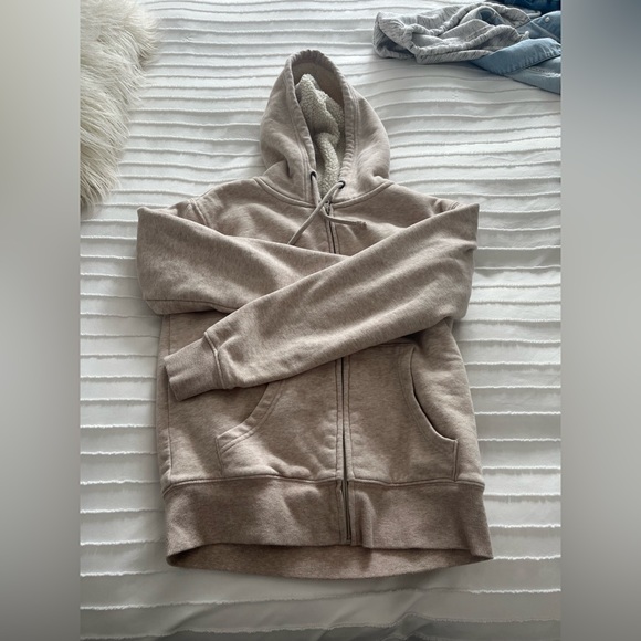 Women’s Zip-Up Fuzzy Sweater - Picture 1 of 1